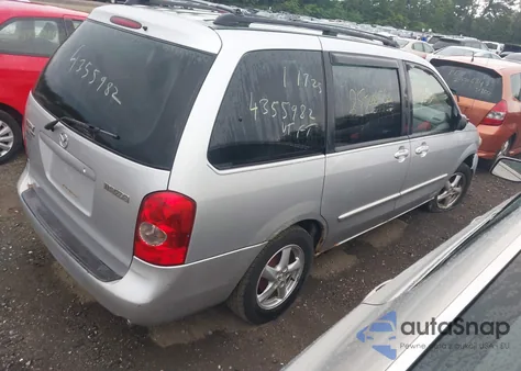2003 Mazda Mpv Es/Lx/Lx-Sv z USA, uszkodzony, nr VIN JM3LW28J430340901